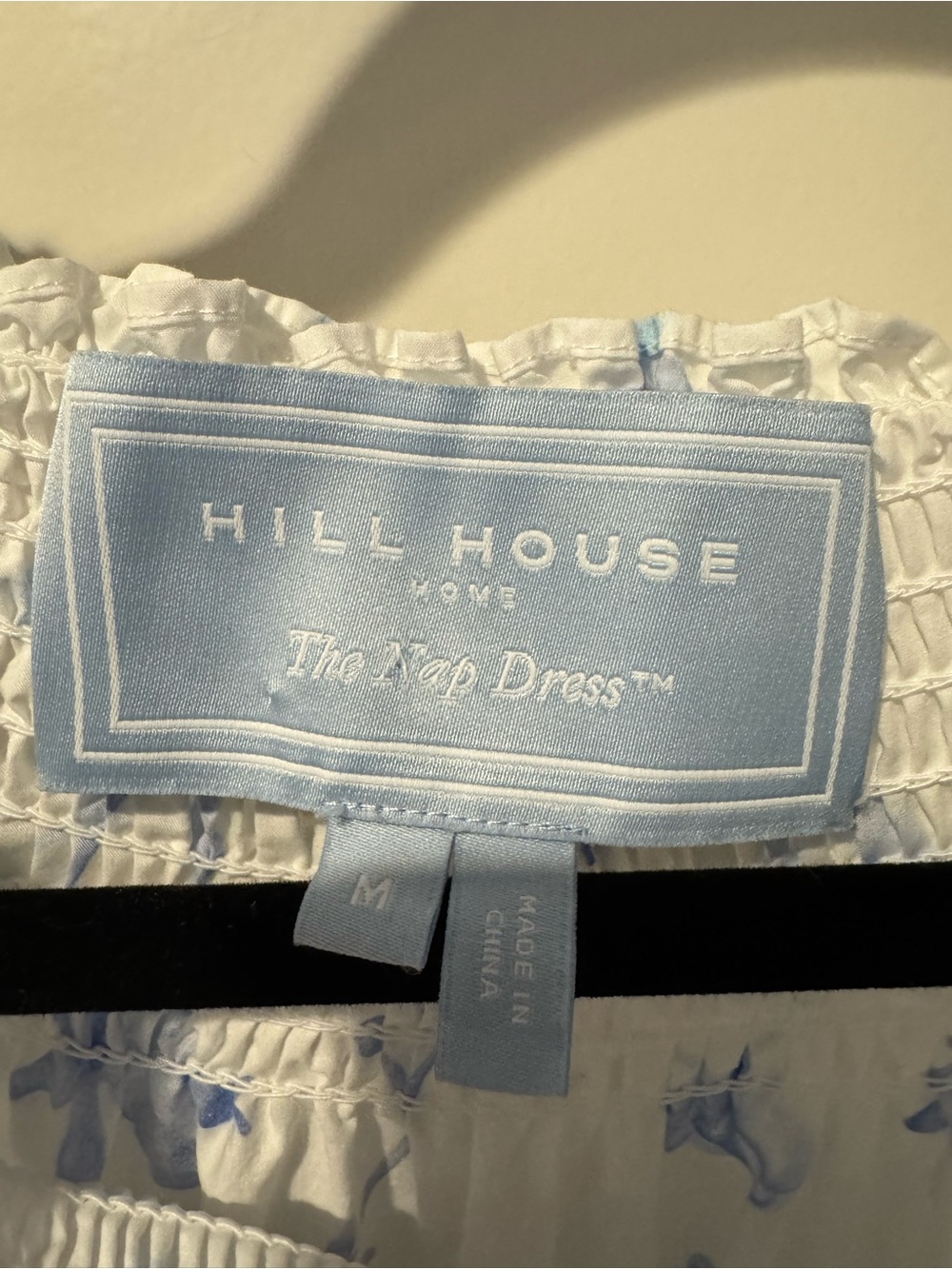 Hill House Caroline Nap Dress in Blue Botanical Floral | M - Picture 3 of 6